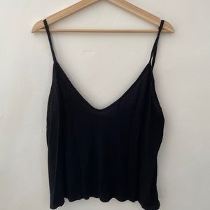 Black Flowy Tank